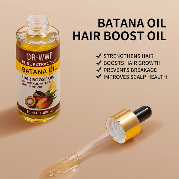 Batana Oil Shampoo & Conditioner Set for Hydrating Hair, Improving Dryness and Frizz