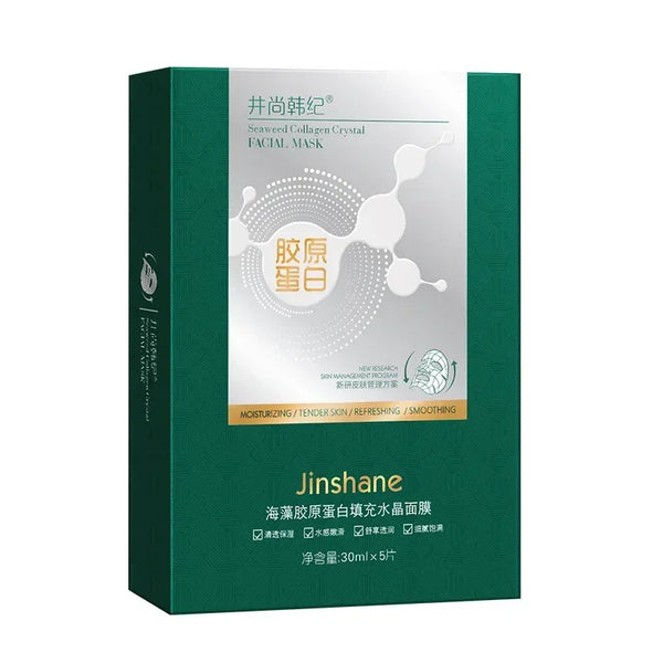 5pcs*30ml Seaweed Collagen Filling Crystal Mask