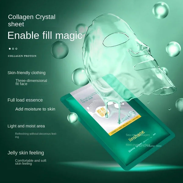 5pcs*30ml Seaweed Collagen Filling Crystal Mask